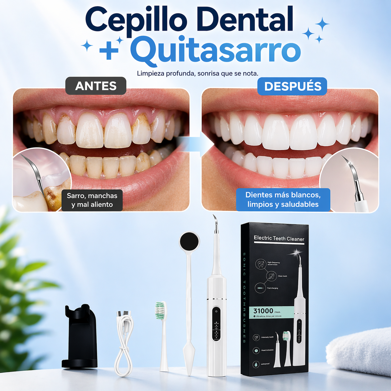 Cepillo Dental + quita sarro