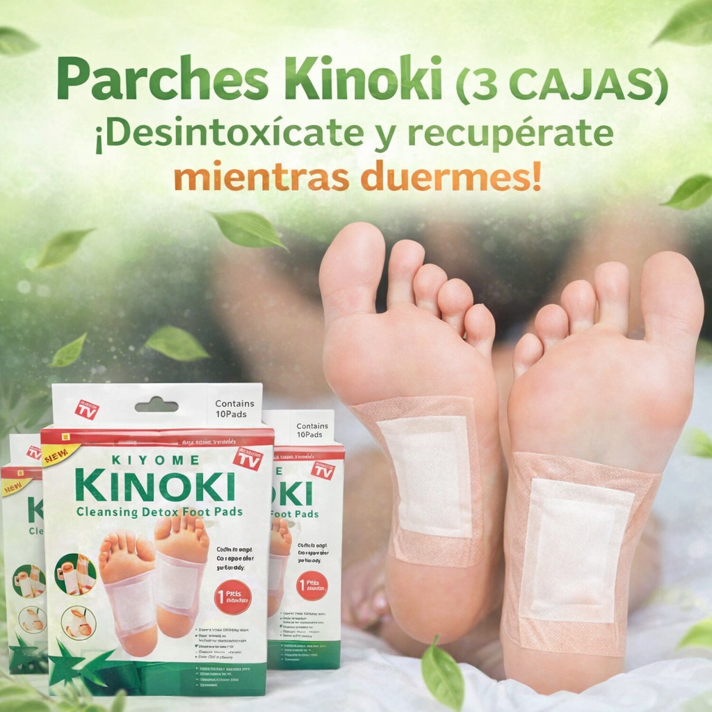 Parches Kinoki (3 Cajas)