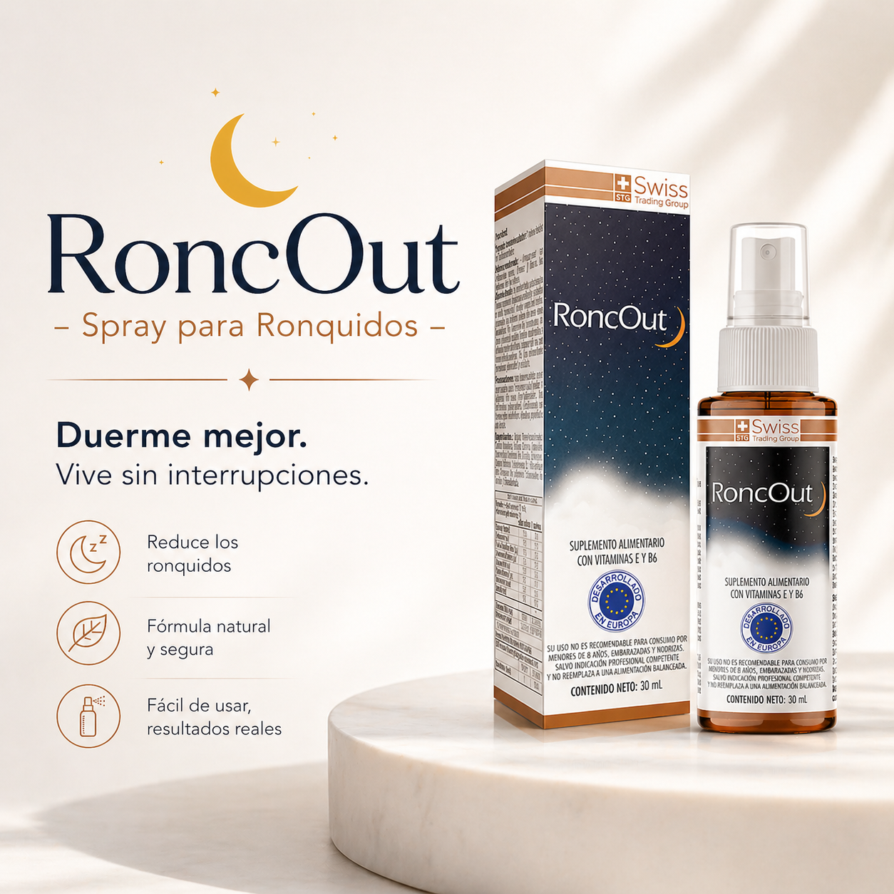 RoncOut - Spray para Ronquidos