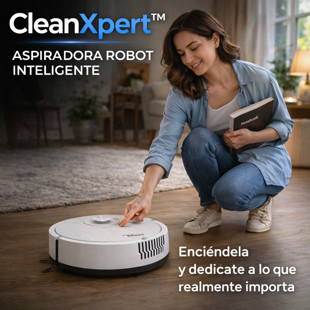 CleanXpert™ - ASPIRADORA ROBOT INTELIGENTE
