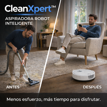 CleanXpert™ - ASPIRADORA ROBOT INTELIGENTE