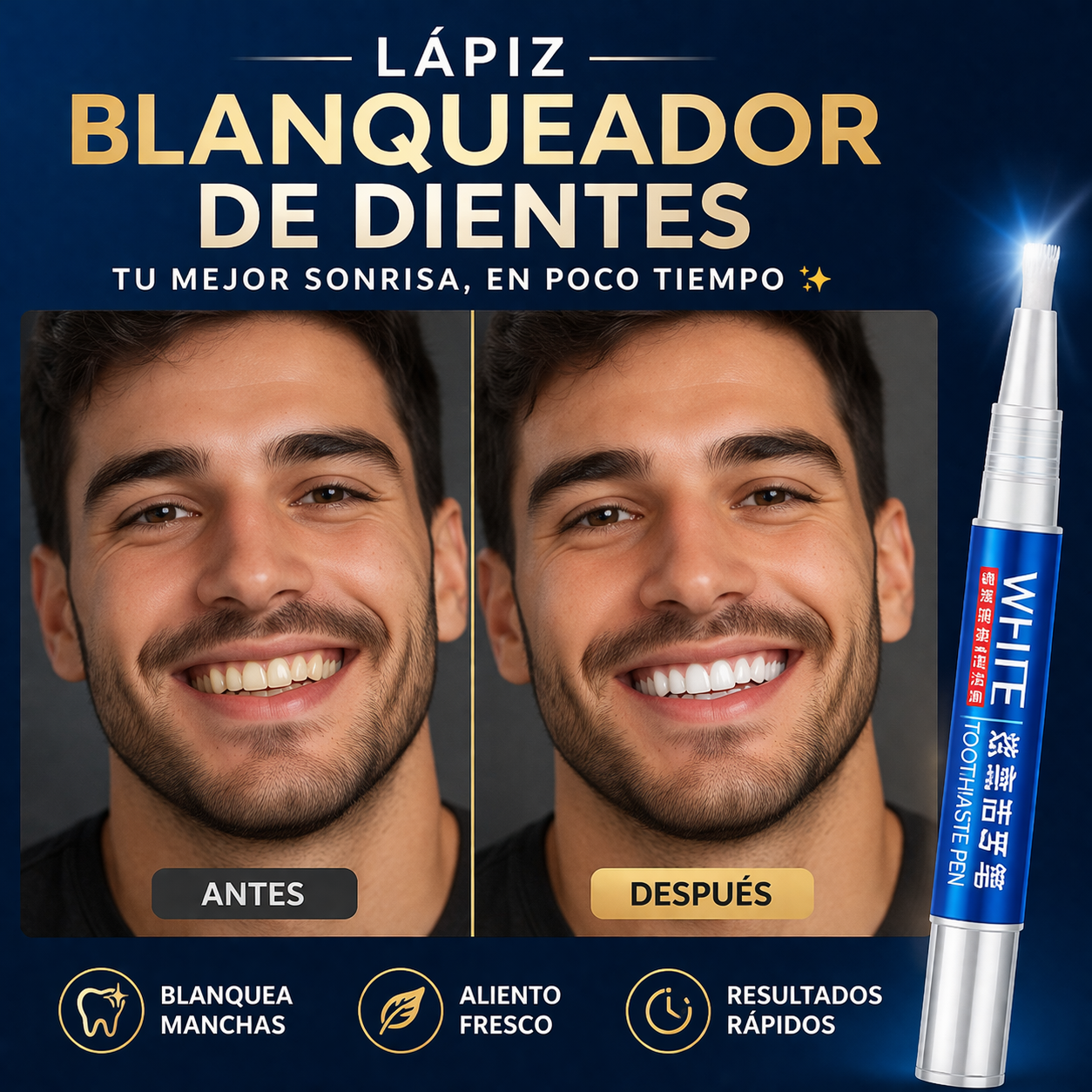 Lápiz blanqueador de dientes