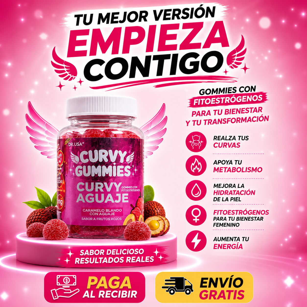 Curvy Gummies💖 ¡CURVAS MÁS ATRACTIVAS DE FORMA NATURAL!