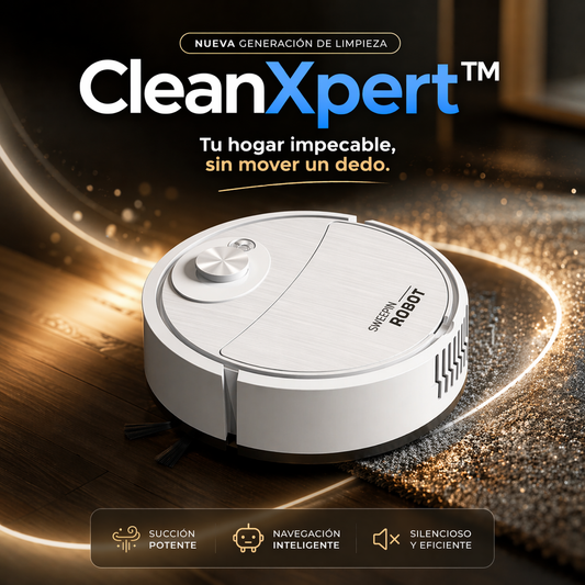 CleanXpert™ - ASPIRADORA ROBOT INTELIGENTE