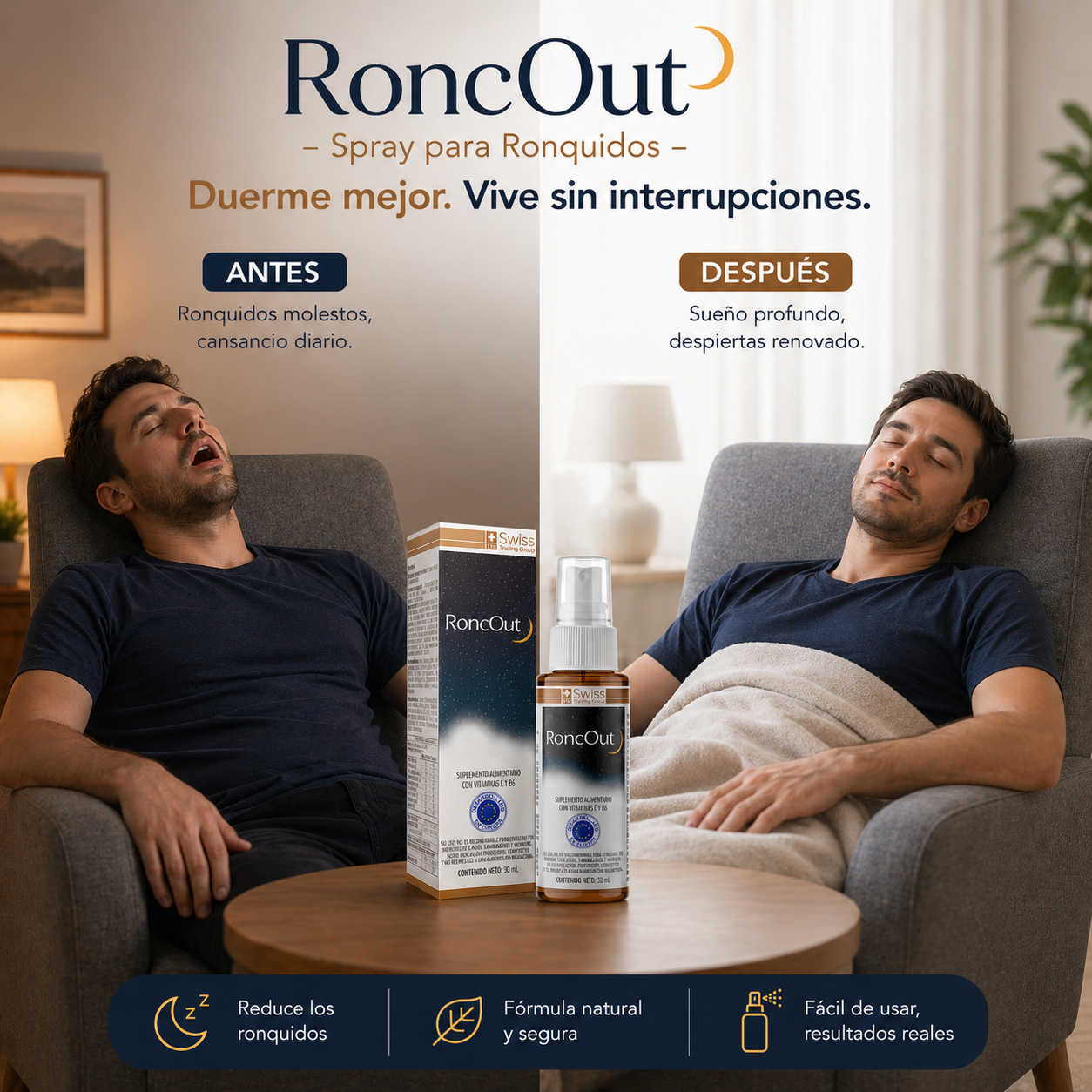 RoncOut - Spray para Ronquidos