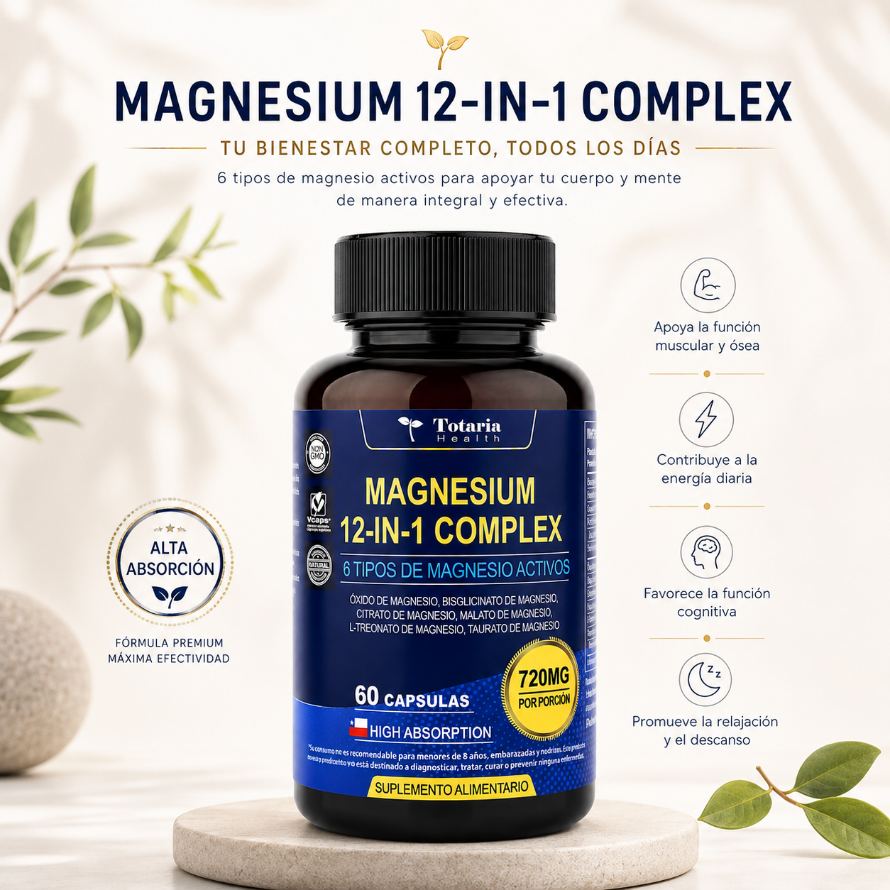 Magnesium 12 en 1 Complex