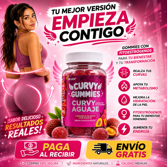 Curvy Gummies💖 ¡CURVAS MÁS ATRACTIVAS DE FORMA NATURAL!