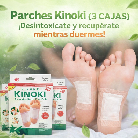 Parches Kinoki (3 Cajas)